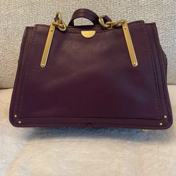 Coach 1941 Dreamer with Tattoo Feather Chelsea Champlain 36914 Plum - Picture 3 of 15